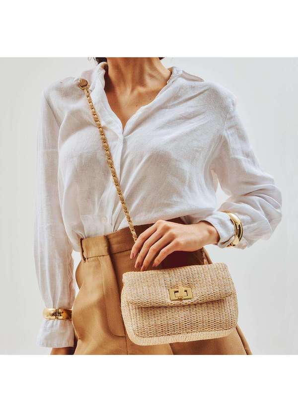 Cecconello - Bolsa Palha Cecconello C2640-2 Natural 3