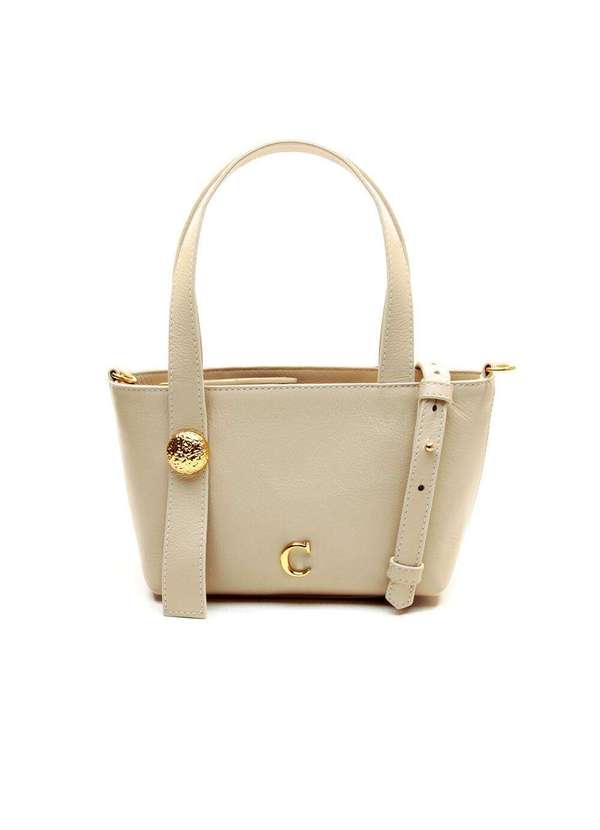 Cecconello - Bolsa Sophie Couro Cecconello C2950-2 Off White