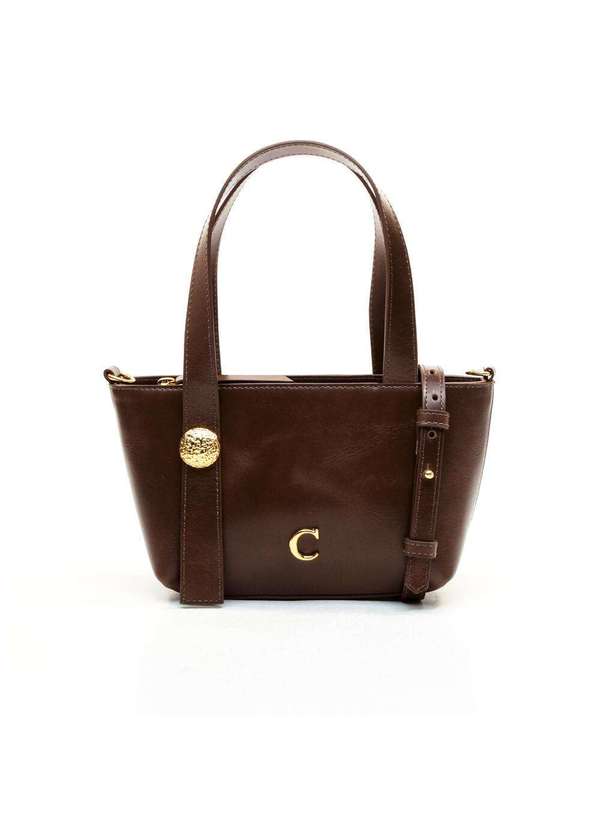 Cecconello - Bolsa Sophie Couro Cecconello C2950-3 Marrom