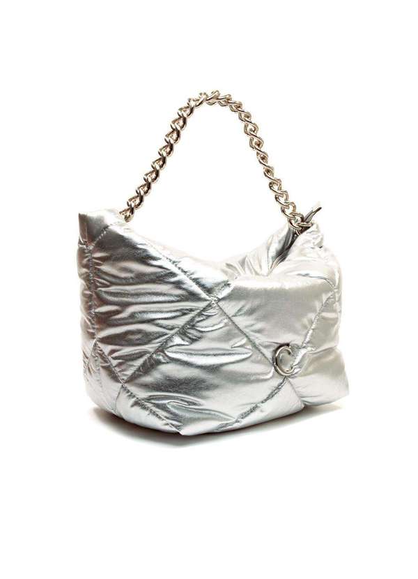 Cecconello - Bolsa Willow Couro Cecconello C2930-4 Prata 4