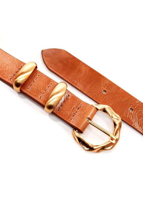 Cecconello - Cinto Amber Couro Cecconello C2946-1 Marrom 2