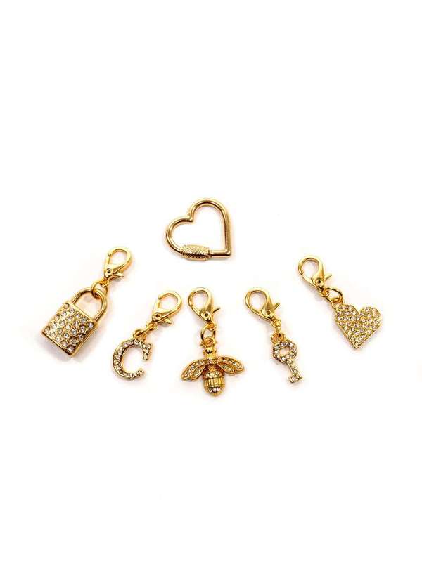 Cecconello - Charms Onça Cecconello Lenço Pingentes 2666001-4 Onça/Camel 5