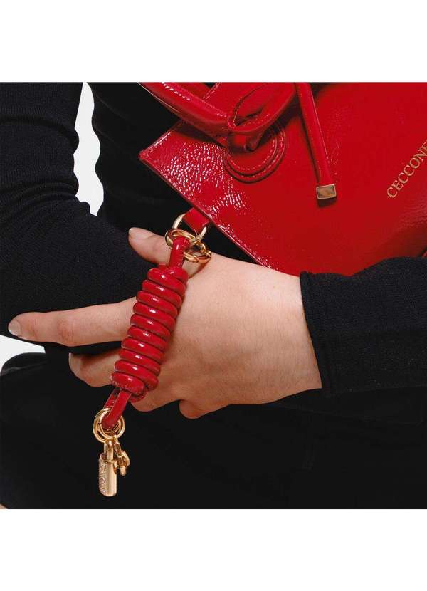 Cecconello - Chaveiro Couro Cecconello Chav01-4 Vermelho 2