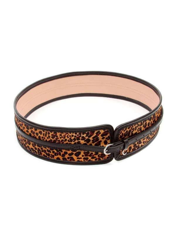 Cecconello - Cinto Couro Leopardo Cecconello C2945-7 Onça 4