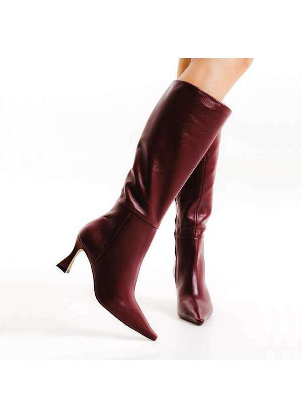 Cecconello - Bota Couro Bordô Cano Longo Cecconello 2632005-2 Bordo 2