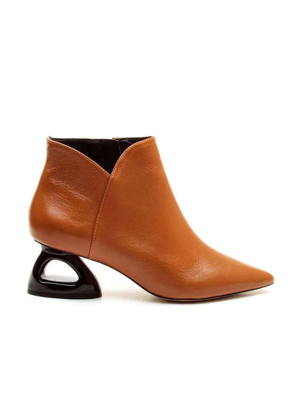 Cecconello - Bota Couro Cano Curto Cecconello 2449001-7 Marrom