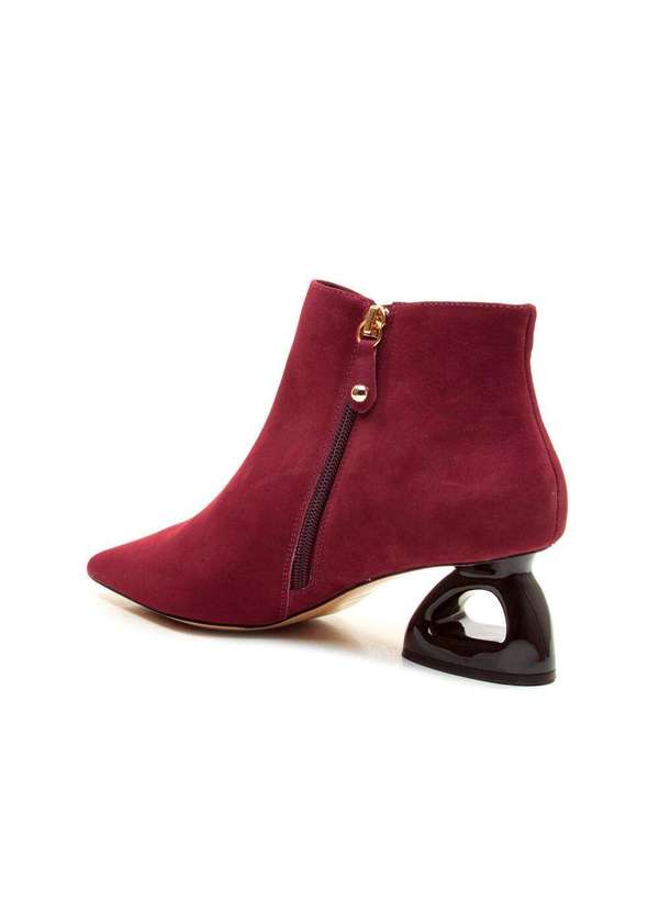 Cecconello - Bota Couro Cano Curto Cecconello 2449001-7 Vermelho 3