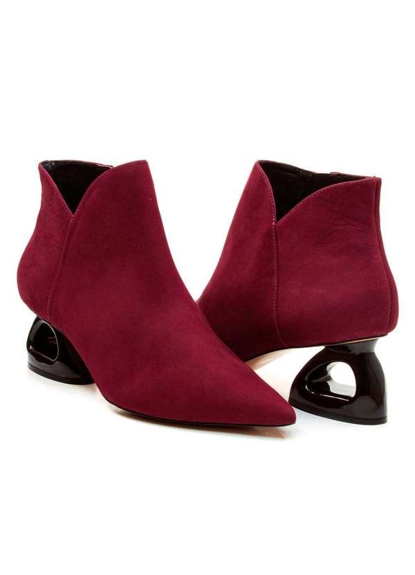 Cecconello - Bota Couro Cano Curto Cecconello 2449001-7 Vermelho 5