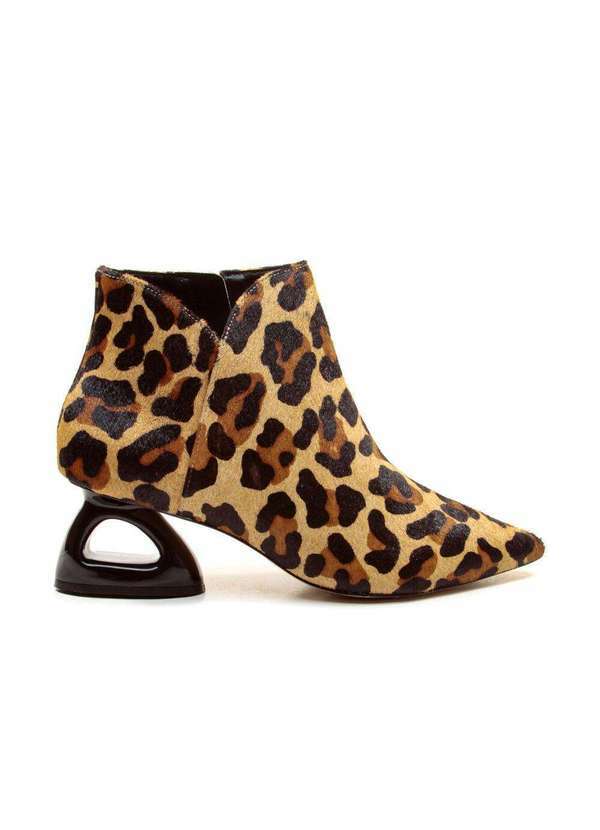 Cecconello - Bota Couro Cano Curto Cecconello 2449001-7 Onça/Camel