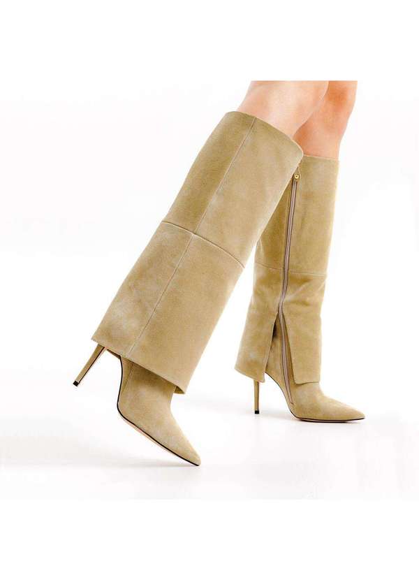 Cecconello - Bota Couro Cano Longo Cecconello 2624001-3 Creme 2