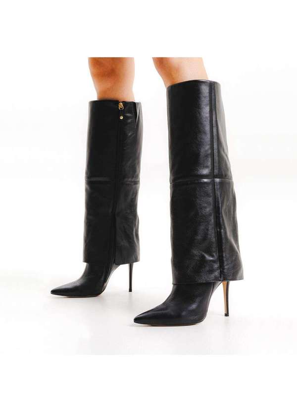 Cecconello - Bota Couro Cano Longo Cecconello 2624001-4 Preto 2