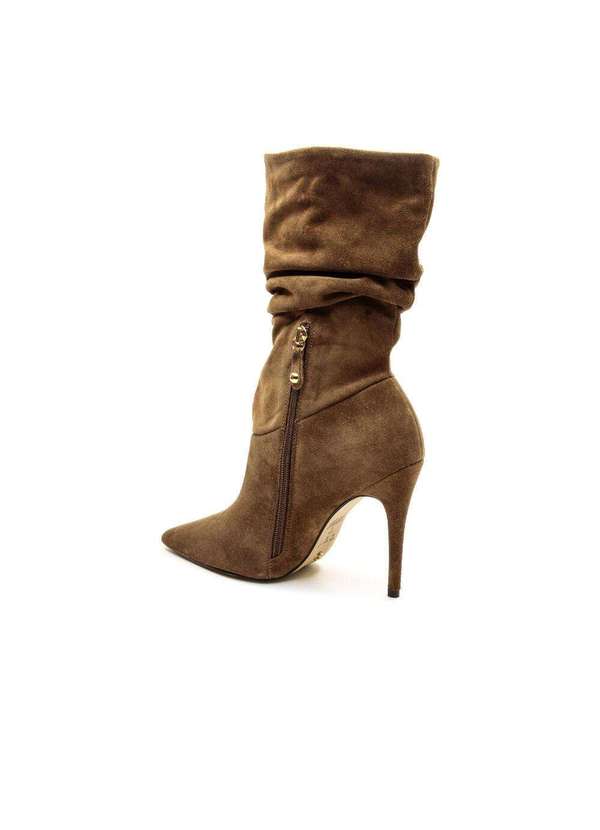 Cecconello - Bota Couro Cano Médio Slouchy Cecconello 2130006-24 Marrom 3