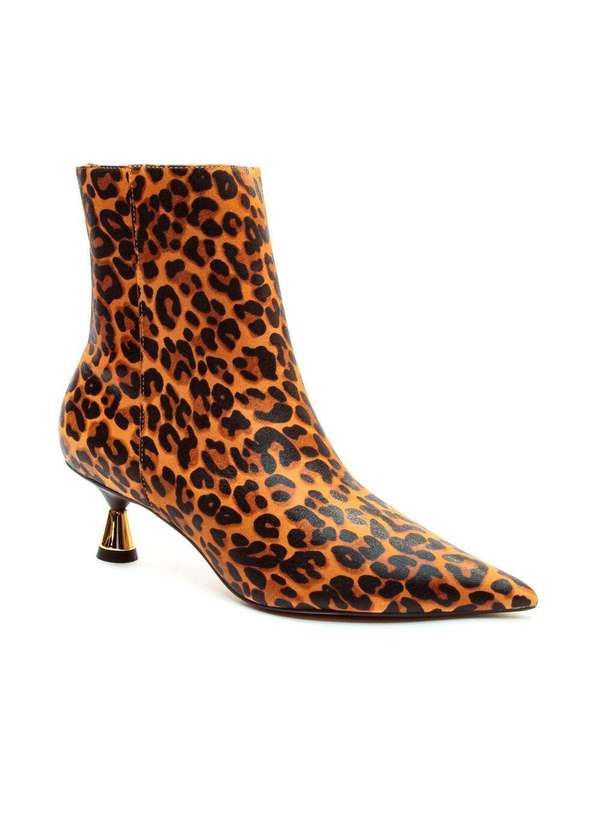 Cecconello - Bota Couro Cano Curto Cecconello 2620002-1 Onça 3