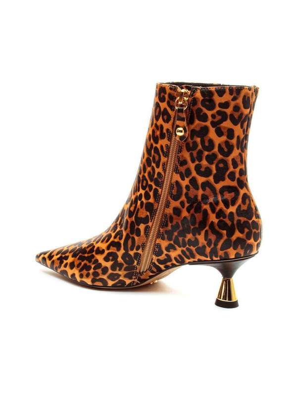 Cecconello - Bota Couro Cano Curto Cecconello 2620002-1 Onça 4