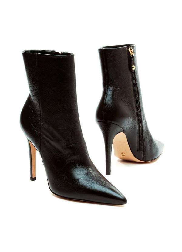 Cecconello - Bota Couro Cano Curto Cecconello 1870031-31 Preto 4