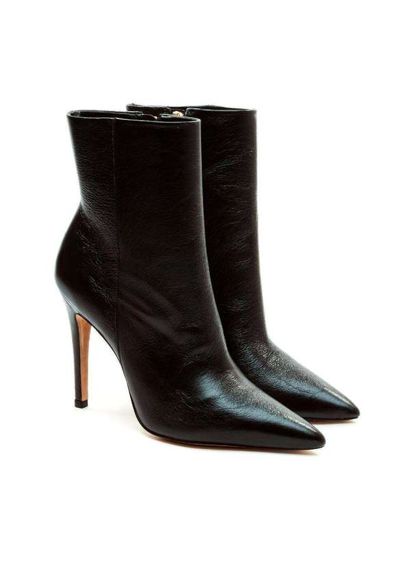 Cecconello - Bota Couro Cano Curto Cecconello 1870031-31 Preto 5