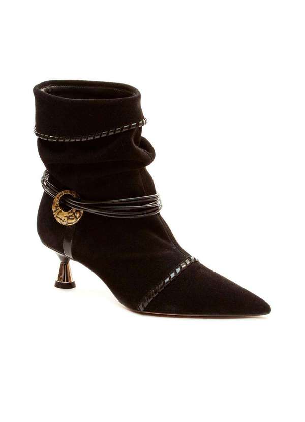 Cecconello - Bota Couro Cano Curto Cecconello 2620001-1 Preto 3