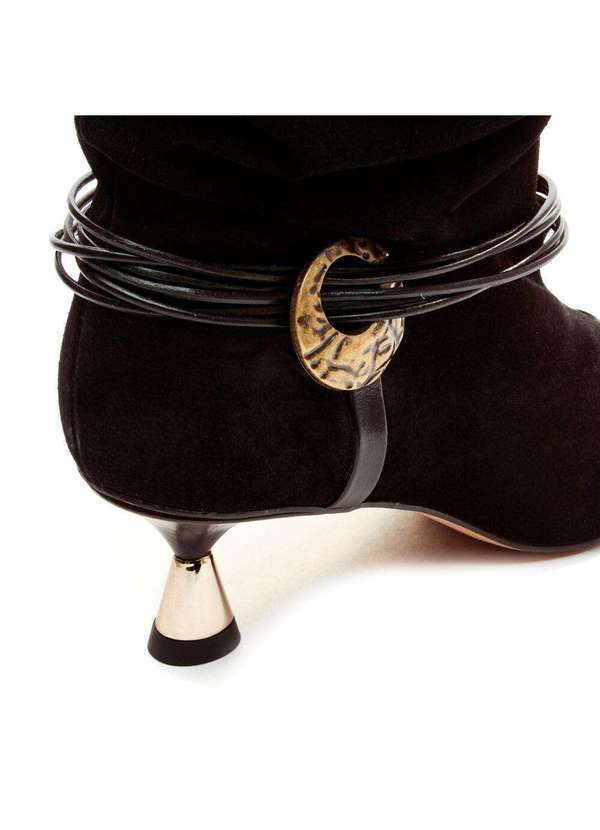 Cecconello - Bota Couro Cano Curto Cecconello 2620001-1 Preto 5