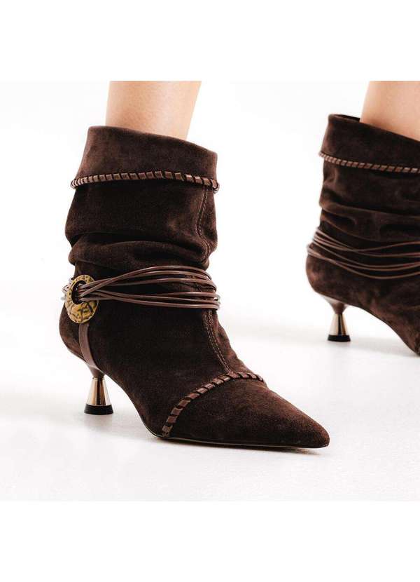 Cecconello - Bota Couro Cano Curto Cecconello 2620001-2 Marrom 2