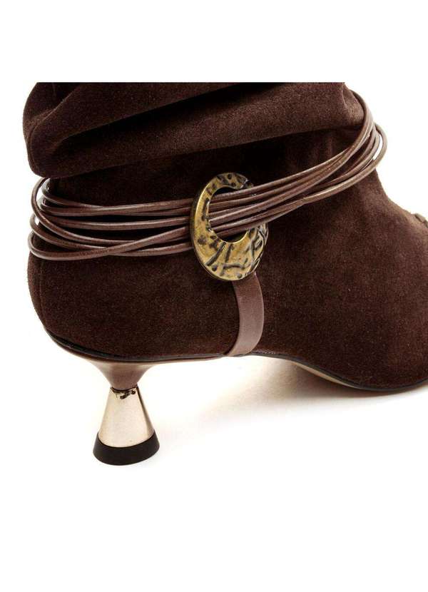 Cecconello - Bota Couro Cano Curto Cecconello 2620001-2 Marrom 5