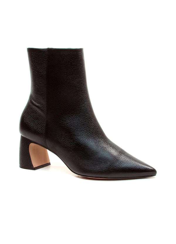 Cecconello - Bota Couro Cano Curto Cecconello 2627001-18 Preto 2