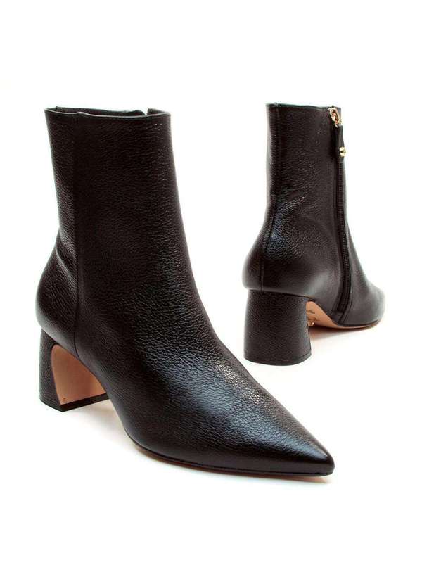 Cecconello - Bota Couro Cano Curto Cecconello 2627001-18 Preto 4