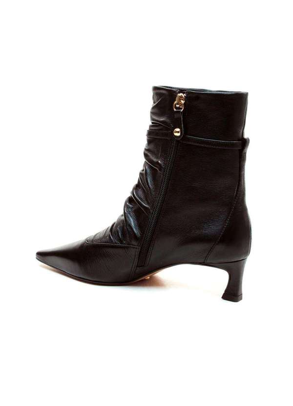 Cecconello - Bota Couro Cano Curto Cecconello 2639009-2 Preto 4