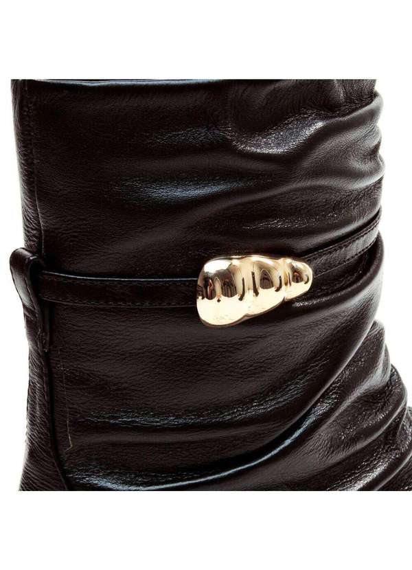 Cecconello - Bota Couro Cano Curto Cecconello 2639009-2 Preto 5