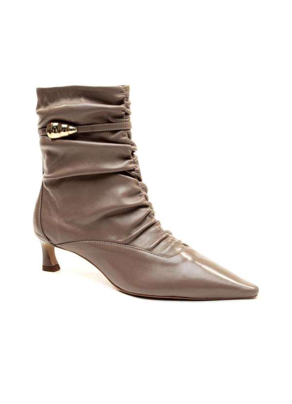 Cecconello - Bota Couro Cano Curto Cecconello 2639009-1 Marrom 3