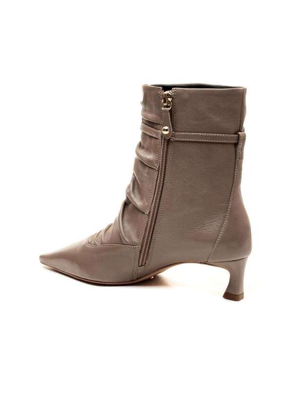 Cecconello - Bota Couro Cano Curto Cecconello 2639009-1 Marrom 4