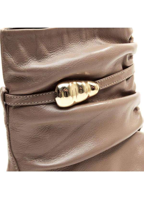 Cecconello - Bota Couro Cano Curto Cecconello 2639009-1 Marrom 5