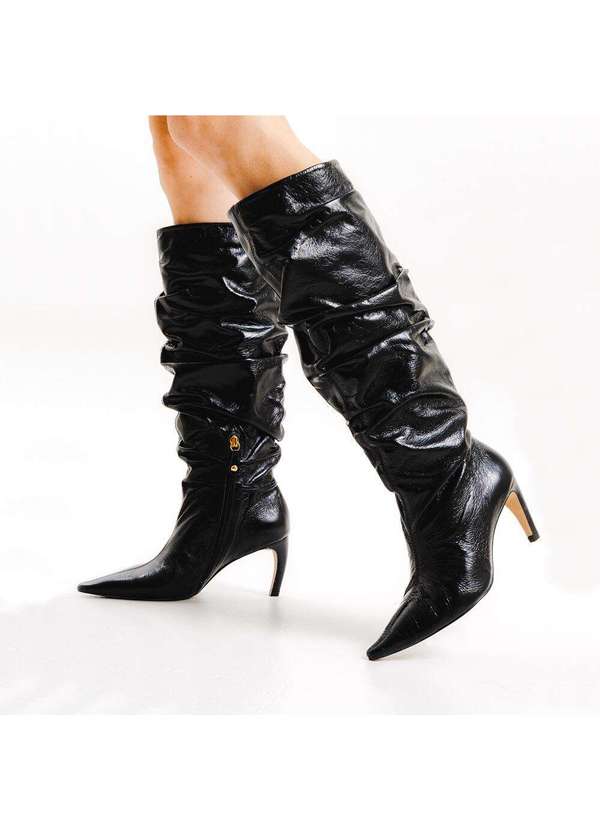 Cecconello - Bota Couro Cano Longo Cecconello 2625001-1 Preto 2