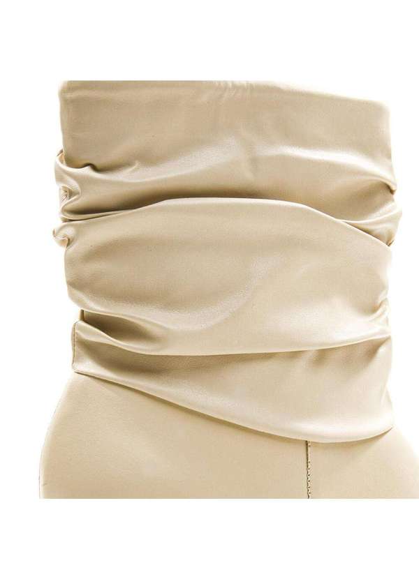 Cecconello - Bota Slouchy Cano Curto Cecconello 1905001-11 Creme 4