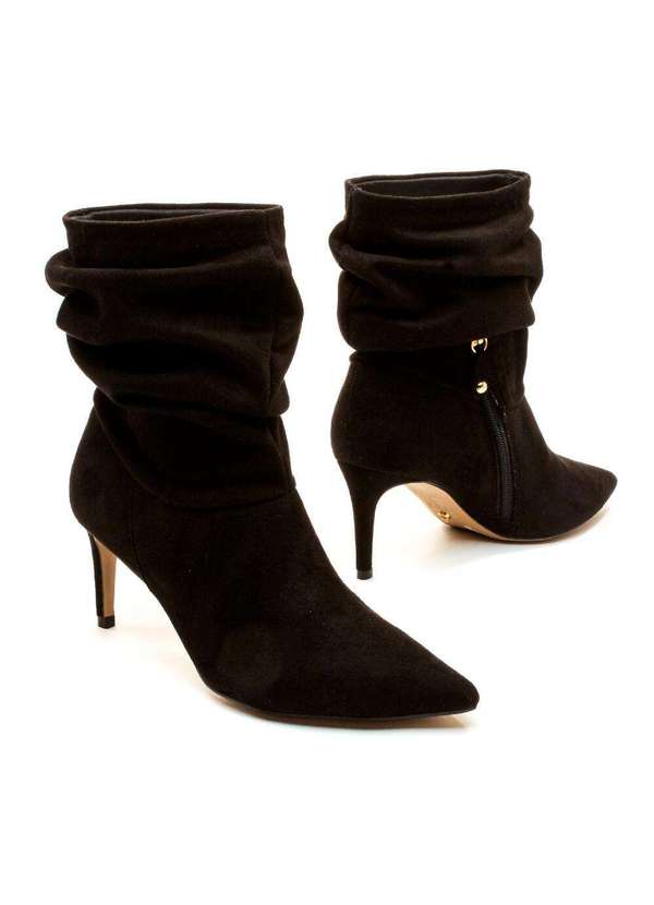 Cecconello - Bota Preta Cano Curto Slouchy Cecconello 1869007-28 Preto 4