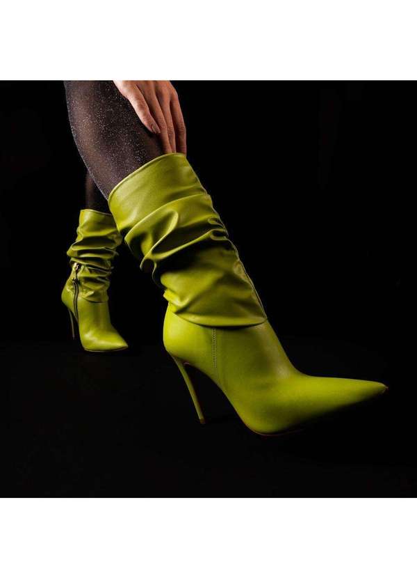 Cecconello - Bota Verde Cano Médio Cecconello 1870010-1 Unica 3