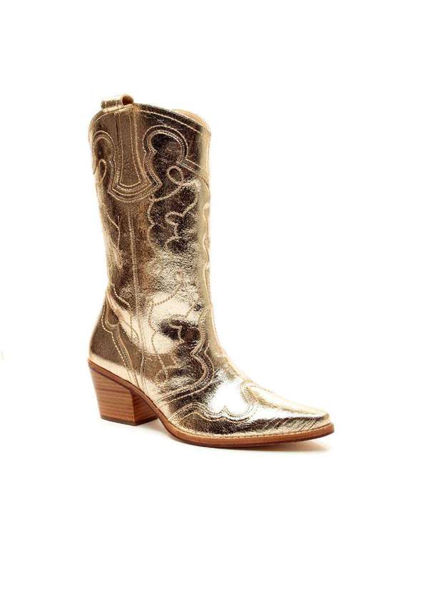 Cecconello - Bota Western C Cecconello 2260003-5 Ouro 2
