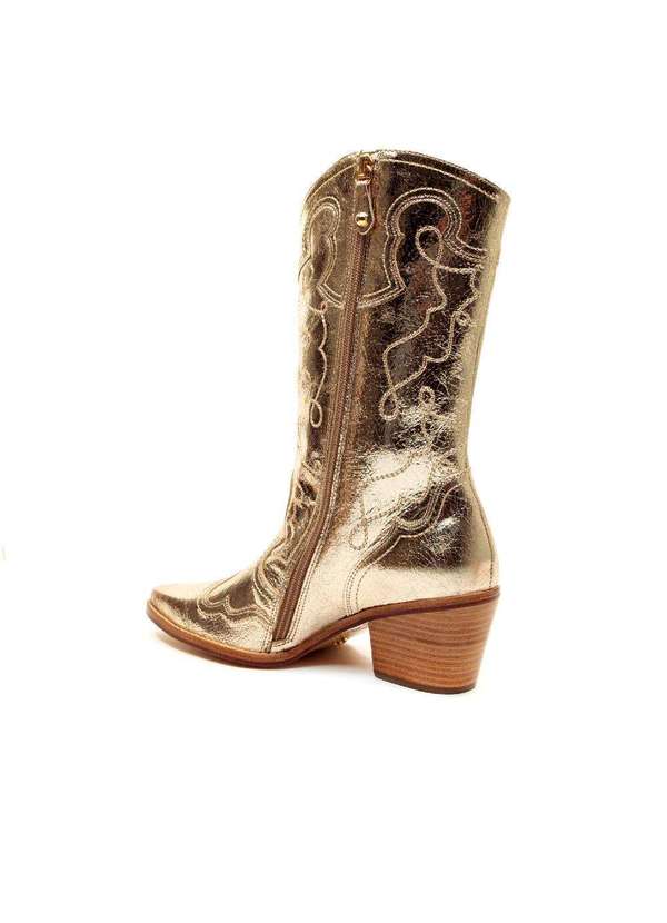Cecconello - Bota Western C Cecconello 2260003-5 Ouro 3