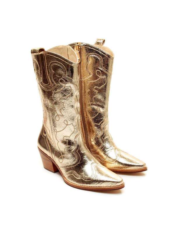 Cecconello - Bota Western C Cecconello 2260003-5 Ouro 5
