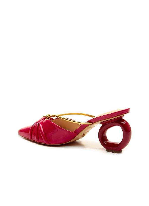 Cecconello - Mule Couro Salto Médio Vazado Cecconello 2271001-7 Vermelho 3