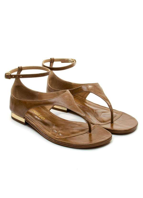 Cecconello - Rasteira Couro Cecconello 2751005-1 Marrom 5