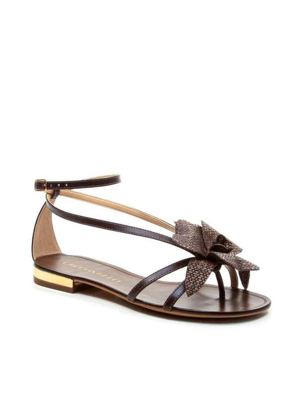 Cecconello - Rasteira Couro Cecconello 2724013-3 Marrom 3