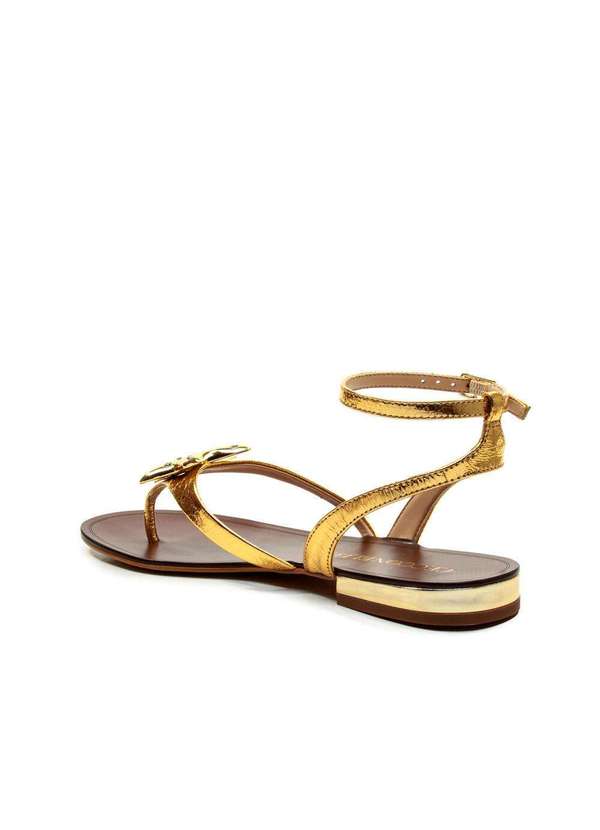 Cecconello - Rasteira Couro Ouro Cecconello 2724009-3 Ouro Light 3