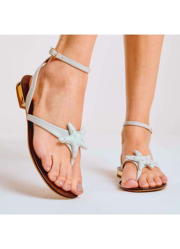 Cecconello - Rasteira Couro Cecconello 2724009-1 Verde 2