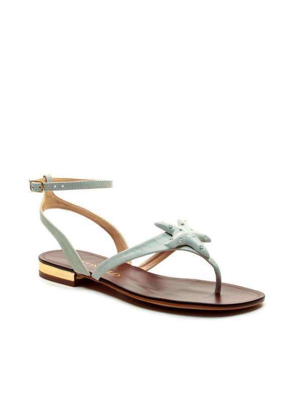 Cecconello - Rasteira Couro Cecconello 2724009-1 Verde 3