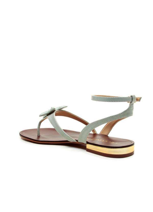 Cecconello - Rasteira Couro Cecconello 2724009-1 Verde 4