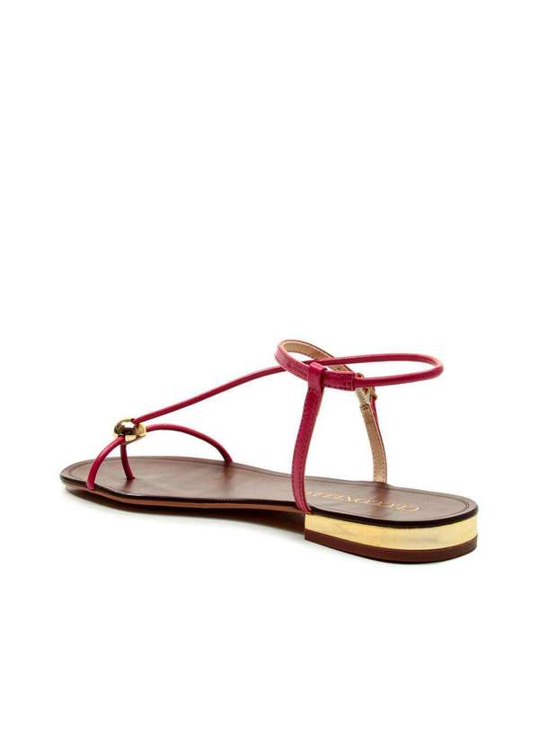 Cecconello - Rasteira Couro Cecconello 2724010-2 Vermelho 4