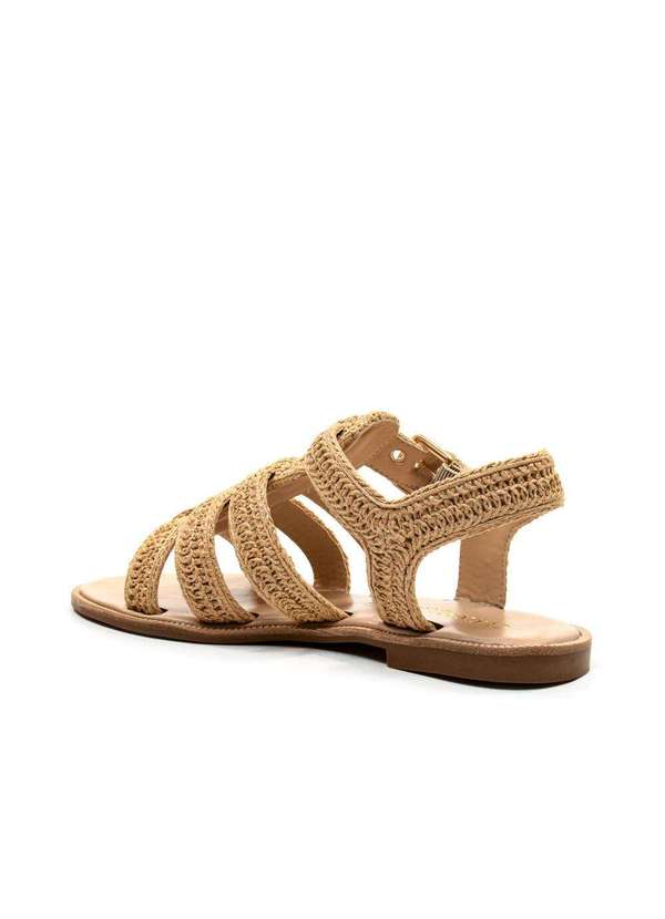 Cecconello - Rasteira Nude Bordada Cecconello 2837001-1 Creme 4