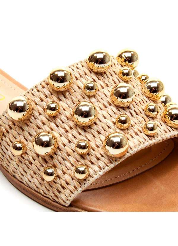 Cecconello - Rasteira Palha Cecconello 2803002-1 Natural 5