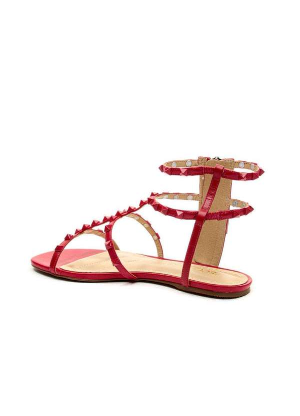 Cecconello - Sandália Rasteira Cecconello 2415001-14 Vermelho 3