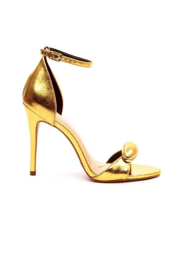 Cecconello - Sandália C Salto Alto Cecconello 2669001-3 Ouro